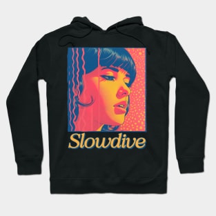 Slowdive • • • 1990s Retro Aesthetic Design Hoodie